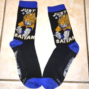 🔥Dragon Ball Z Super Saiyan Anime Cartoon TV Show Crew Socks